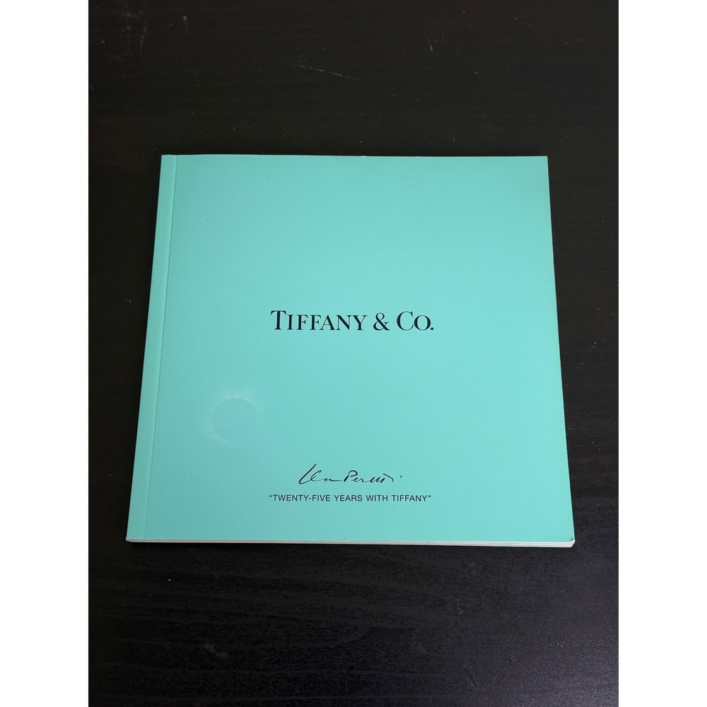 Tiffany & Co Elsa Peretti Twenty-Five Years With Tiffany Blue Book Catalog Book